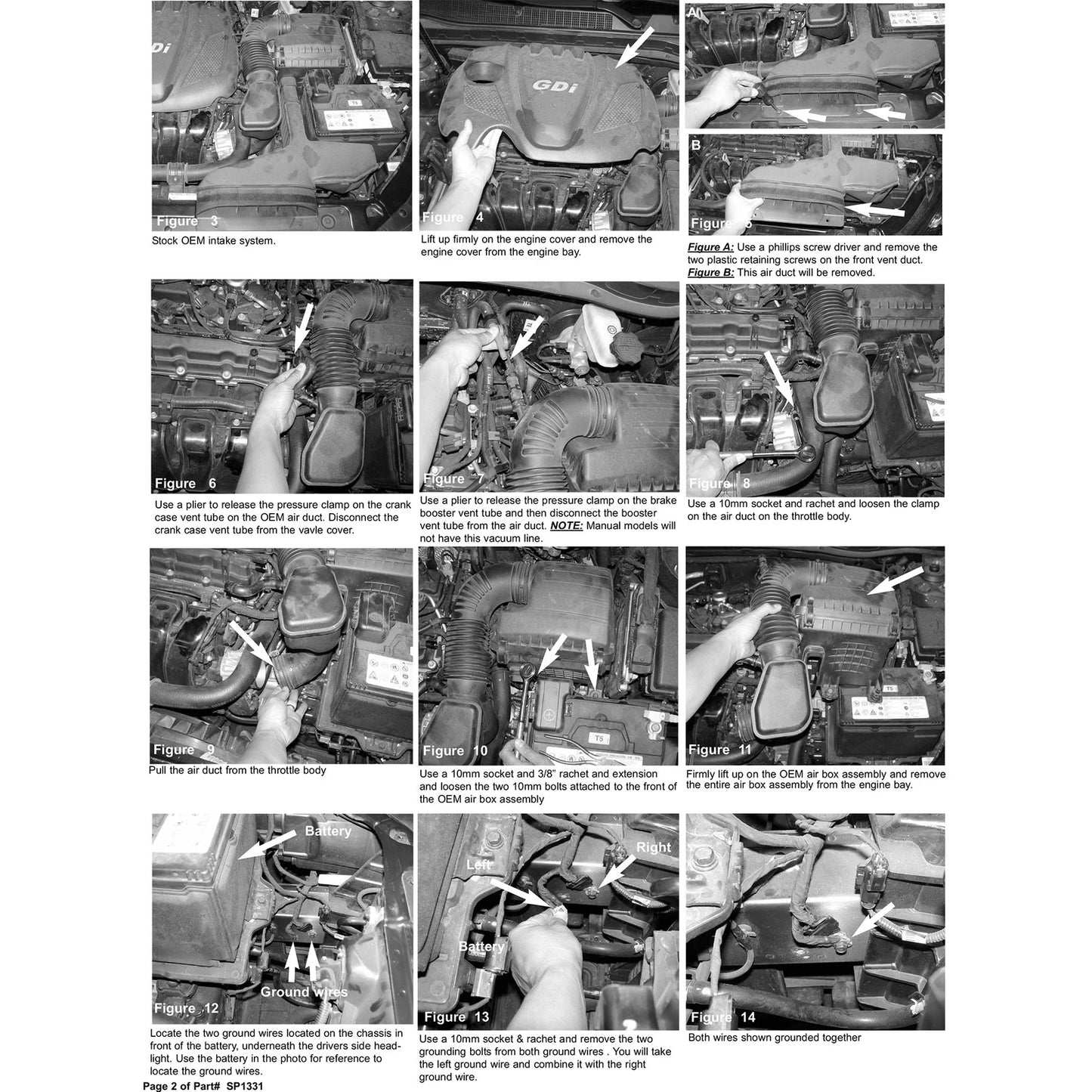 Injen Cold Air Intake w/MR Tech | 2011-2013 Hyundai Sonata/Kia Optima 2.4L (SP1331)