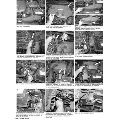 Injen Cold Air Intake w/MR Tech | 2011-2013 Hyundai Sonata/Kia Optima 2.4L (SP1331)