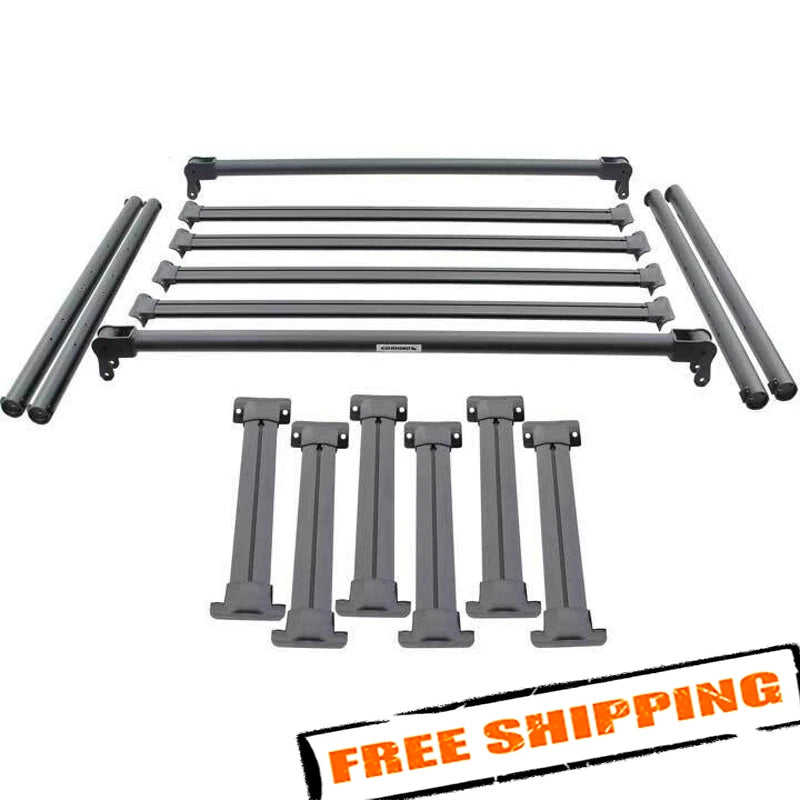 Go Rhino XRS Overland Xtreme Rack for Full Size Trucks - Tex. Blk