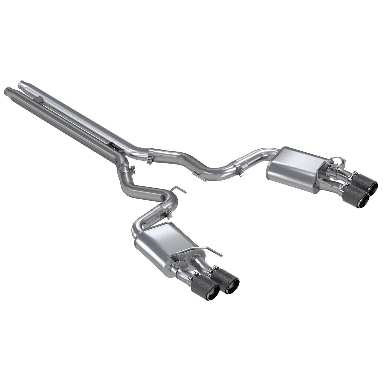 MBRP 4" Pro-Series Cat-Back Exhaust System | 2018-2023 Ford Mustang GT (S72093CF)