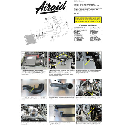 Airaid Jr. Intake Kit | Chevrolet Silverado / GMC Sierra / Suburban 5.3L (14-15) (201-785)
