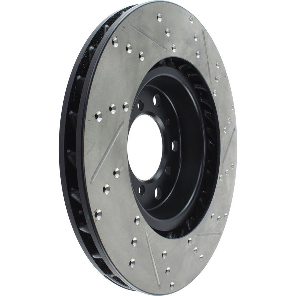 StopTech 127.34059R Front Right Drilled Slotted Brake Rotor for 2001-2006 BMW M3