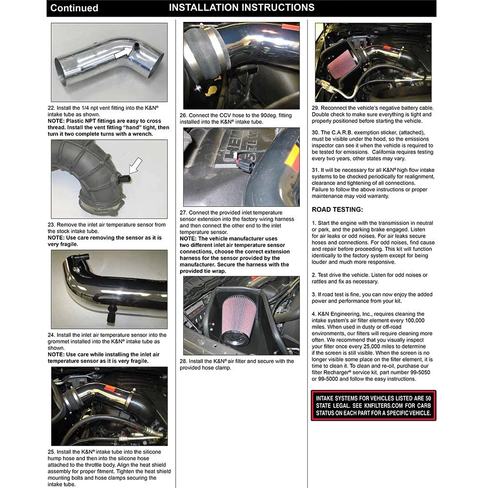 K&N High Flow Performance Kit | Dodge Ram 1500 (09-10) 5.7L V8 (77-1561KP)