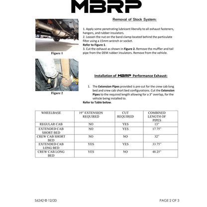 MBRP 4in. Filter Back Single Side Exhaust | Ford F250/350/450 6.4L (08-09) (S6242409)