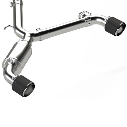 MBRP 3in D&S Catback Exhaust Dual Rear Exit w/ T304 & CF Tips | Veloster (19-22) (S47073CF)