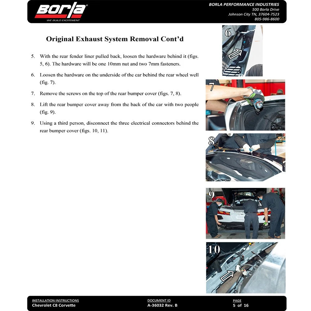 Borla Exhaust Cat-Back Exhaust System | 2020-2021 Chevrolet Corvette (140838/9)