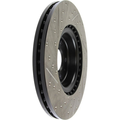 StopTech 127.33138L Front Left Drilled Brake Rotor for 12-19 Audi A6 / 12-17 S5