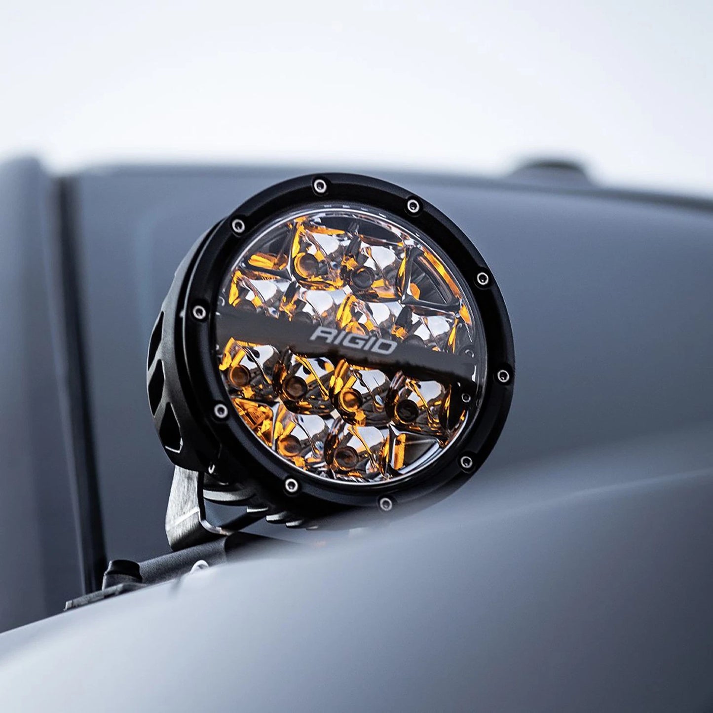 Rigid Industries Rigid 360-Series LED Light - 4in / Driving / Red Backlight / Pair (RIG36116)