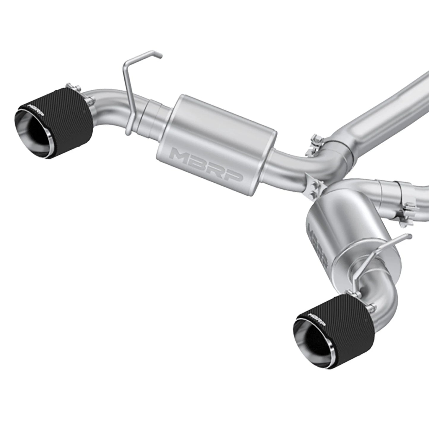 MBRP 3.0L Armor Pro T304 Stainless Steel Cat-Back Dual Rear Exit CF Tip | Nissan Z (23-24) (S44083CF)