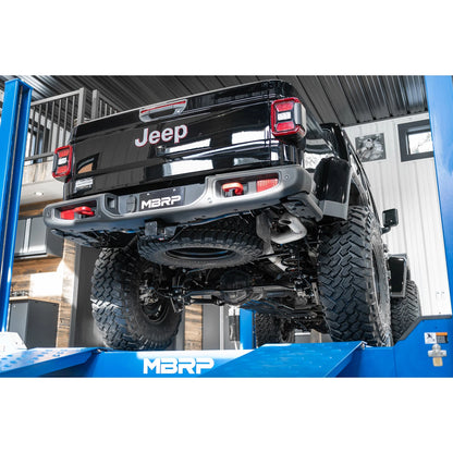 MBRP XP Series T304SS 3in Filter Back w/ Rear Turn Down | Jeep Gladiator JT 19-26 (S6502409)