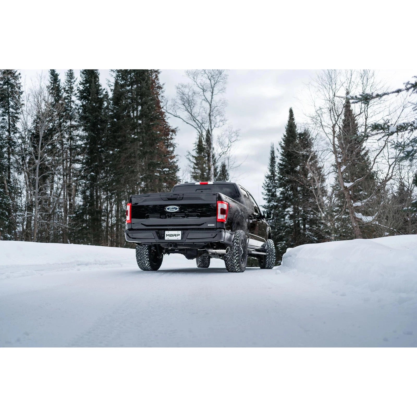 MBRP 4in T409 Stainless Steel Cat-Back Exhaust Race Version | Ford F150 (21+) (S5209409)