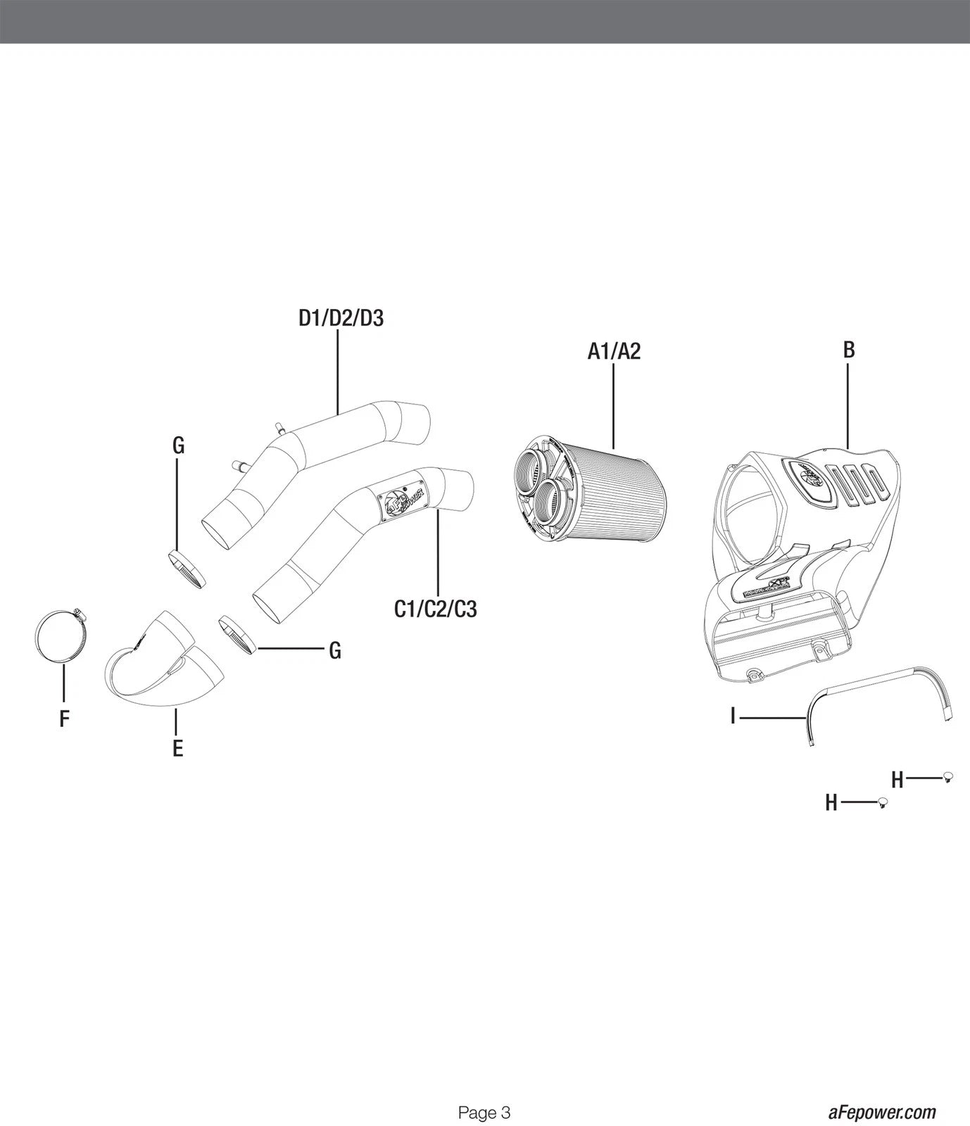 aFe Momentum XP Pro 5R Cold Air Intake w/ Black Alum Tubes | Ford F-150 V8 5.0L (15-18) (50-30024R)