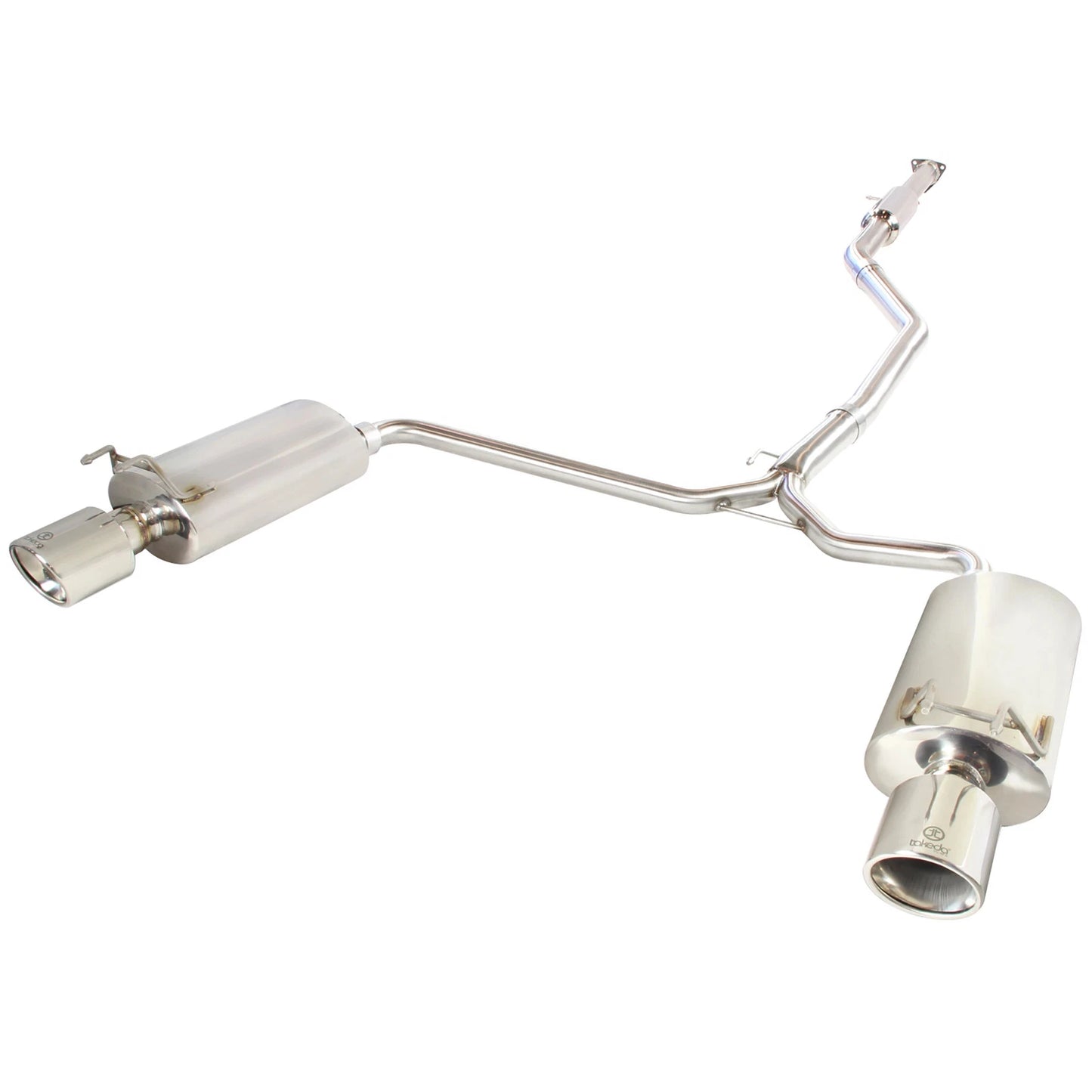 aFe Takeda 2-1/2in to 1-3/4in SS Dual Cat-Back Exhaust | Honda Accord LX/EX/EX-L (13-17) (49-36605)