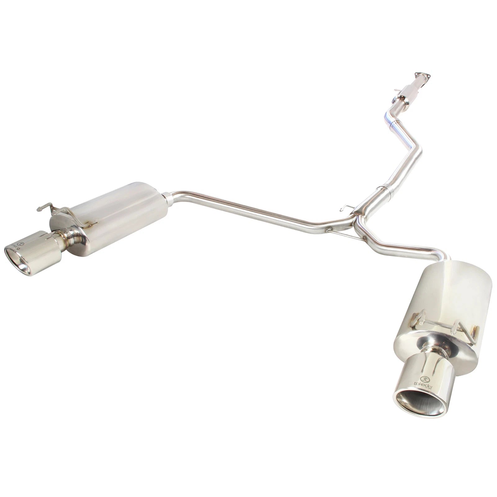 aFe Takeda 2-1/2in to 1-3/4in SS Dual Cat-Back Exhaust | Honda Accord LX/EX/EX-L (13-17) (49-36605)