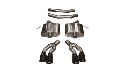 CORSA Xtreme, Sport / 2.75 in Axle-Back 4.0 in Twin Tips | 2016-2019 CTS-V 6.2L (14358, 14357)