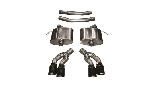 CORSA Xtreme, Sport / 2.75 in Axle-Back 4.0 in Twin Tips | 2016-2019 CTS-V 6.2L (14358, 14357)