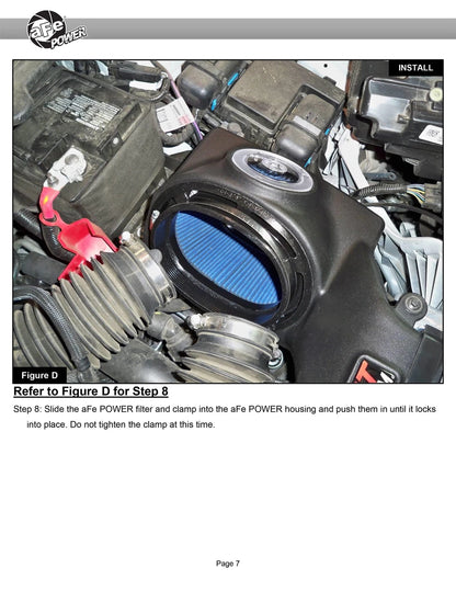 aFe Momentum GT Cold Air Intake w/ Pro DRY S Filter | Ford Edge ST V6 2.7L EcoBoost (19-23) (50-70094D)