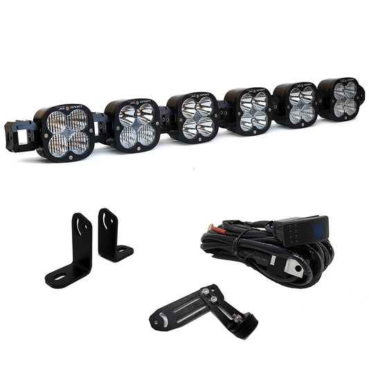 Baja Designs 447081 XL Sport LED Light Bar Black Aluminum for 20-24 Polaris RZR