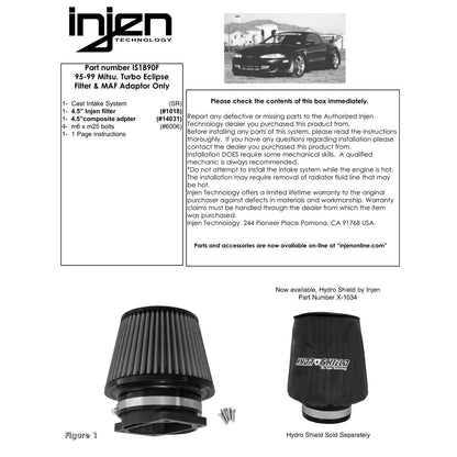 Injen 95-99 Eclipse Turbo Air Filter Adapter Kit | Mitsubishi Eclipse (IS1890F)