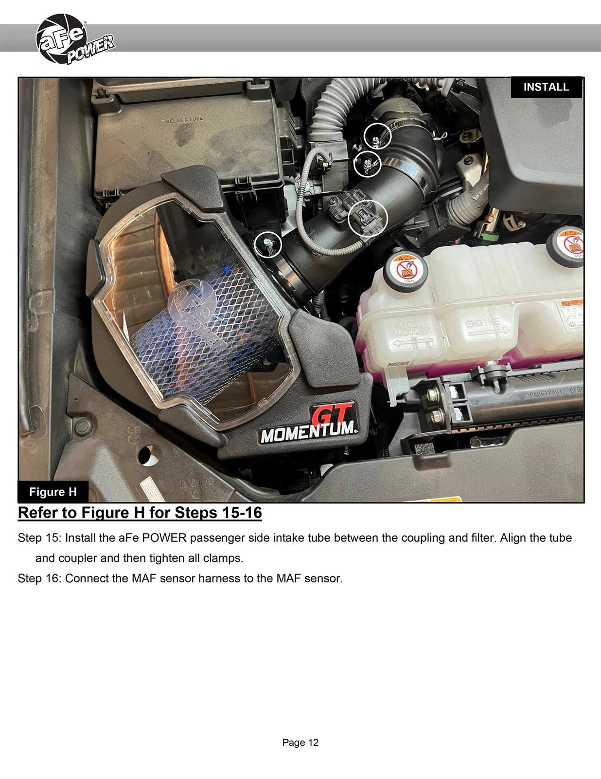 aFe 24-25mm GX550 V6-3.4L Momentum GT Cold Air Intake | Lexus GX (23-26) (50-70124D)