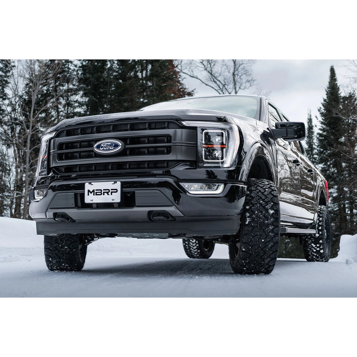 MBRP 4in T304 Stainless Steel Cat-Back Exhaust Race Version | Ford F150 (21+) (S5209304)