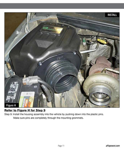 aFe Quantum Pro 5R Cold Air Intake | Dodge Cummins L6-5.9L (94-02) (53-10001R)