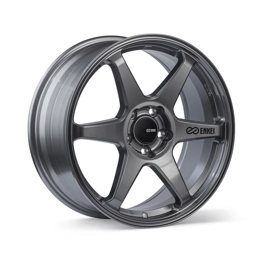Enkei T6R Gloss Gunmetal | 17x8" +45mm | 5x100mm Wheel