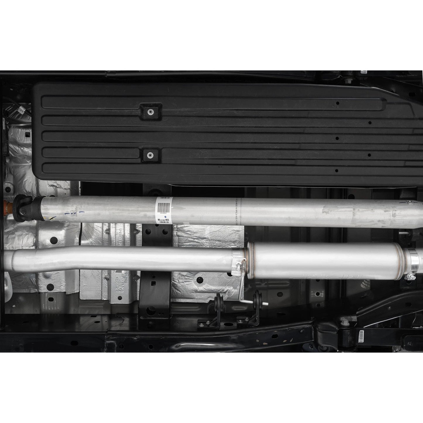 MBRP 4in Black-Coated AL Steel Cat-Back Exhaust Race Version | Ford F150 (21+) (S5209BLK)