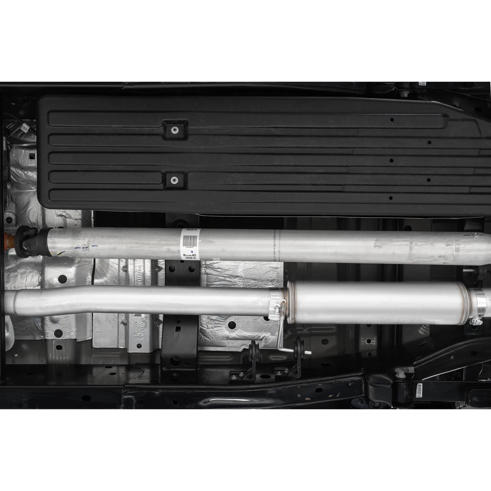 MBRP 4in Black-Coated AL Steel Cat-Back Exhaust Race Version | Ford F150 (21+) (S5209BLK)