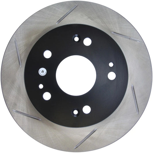Stoptech Power Slot Slotted Rear Brake Rotor | 2006-2008 Honda Civic Si (126.40040SL)