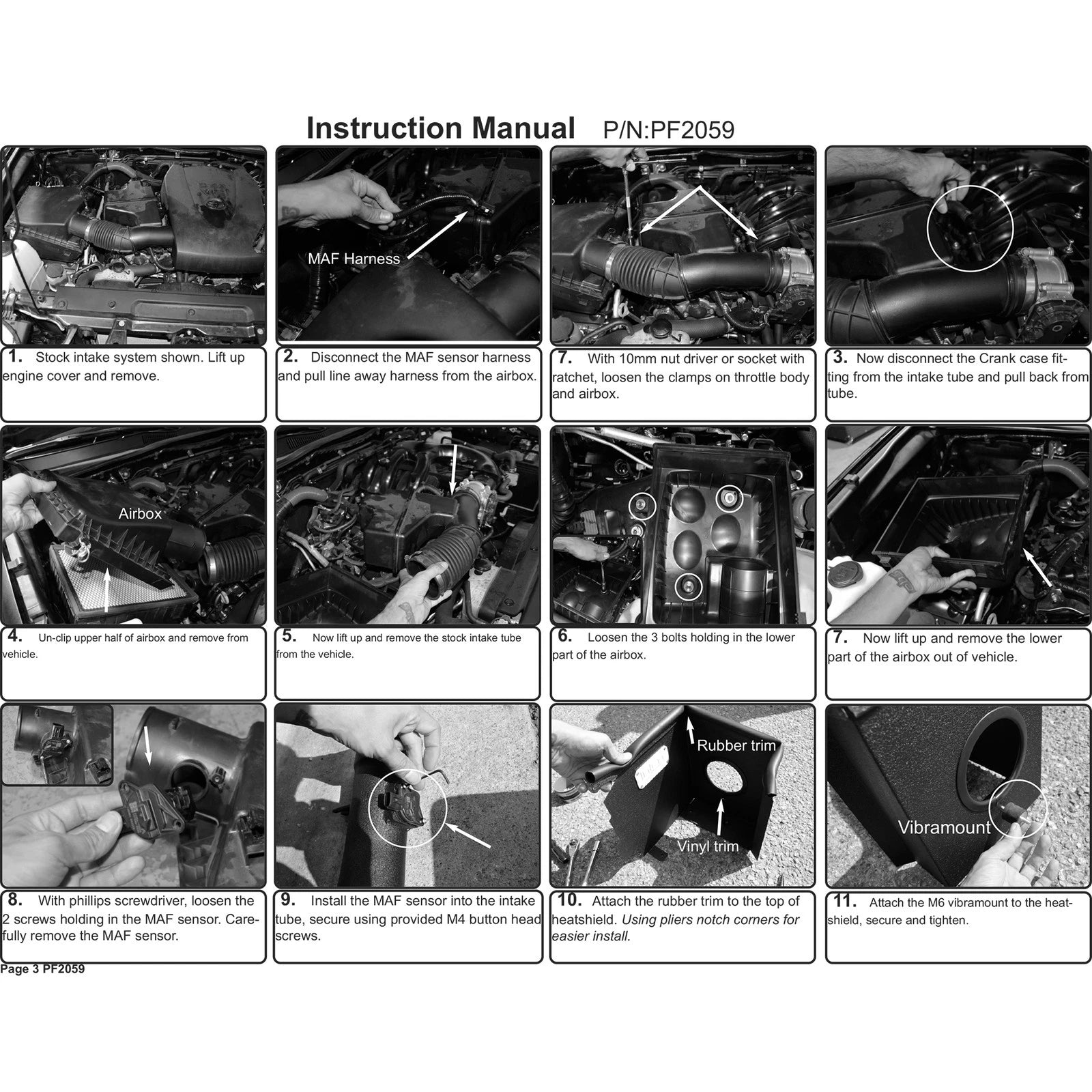 Injen 16-20 Toyota Tacoma 3.5L V6 Short-Ram Intake System w/ Air Fusion | Toyota Tacoma (16-23)