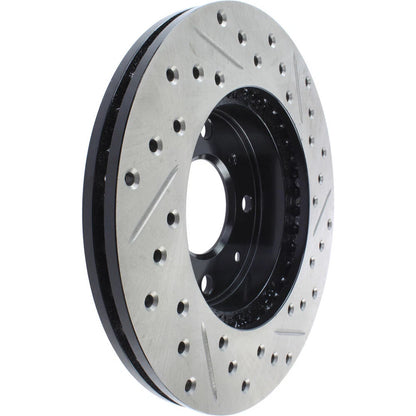 Stoptech Slotted And Drilled Brake Rotor | 1990-2000 Honda Civic (127.40023L)