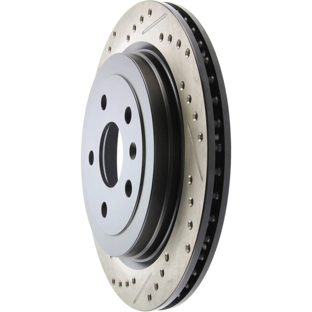 StopTech 127.62105R Rear Right Drilled Brake Rotor for 08-19 CTS / 10-15 Camaro