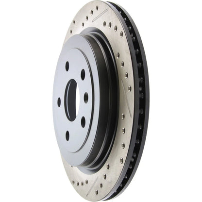 StopTech 127.62105R Rear Right Drilled Brake Rotor for 08-19 CTS / 10-15 Camaro
