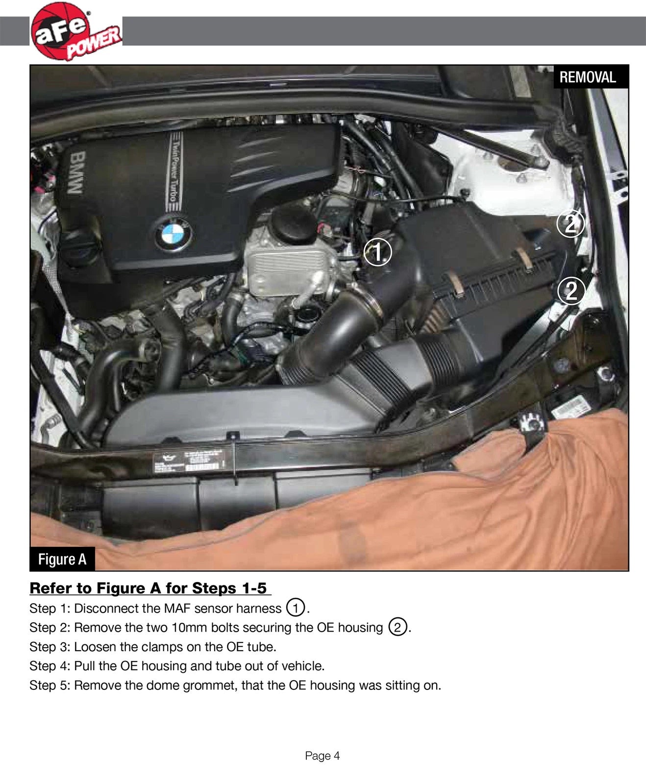 aFe MagnumFORCE Stage-2 Pro 5R Intake System | BMW X1 (E84) 2.0L N20 (54-12522)