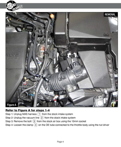 aFe Takeda Stage-2 Cold Air Intake System | Mazda 3 (10-11) L4-2.5L (TA-4107P)