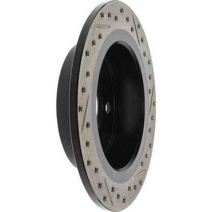 StopTech 127.34159R Rear Right Drilled Disc Brake Rotor for 2014-19 Mini Cooper