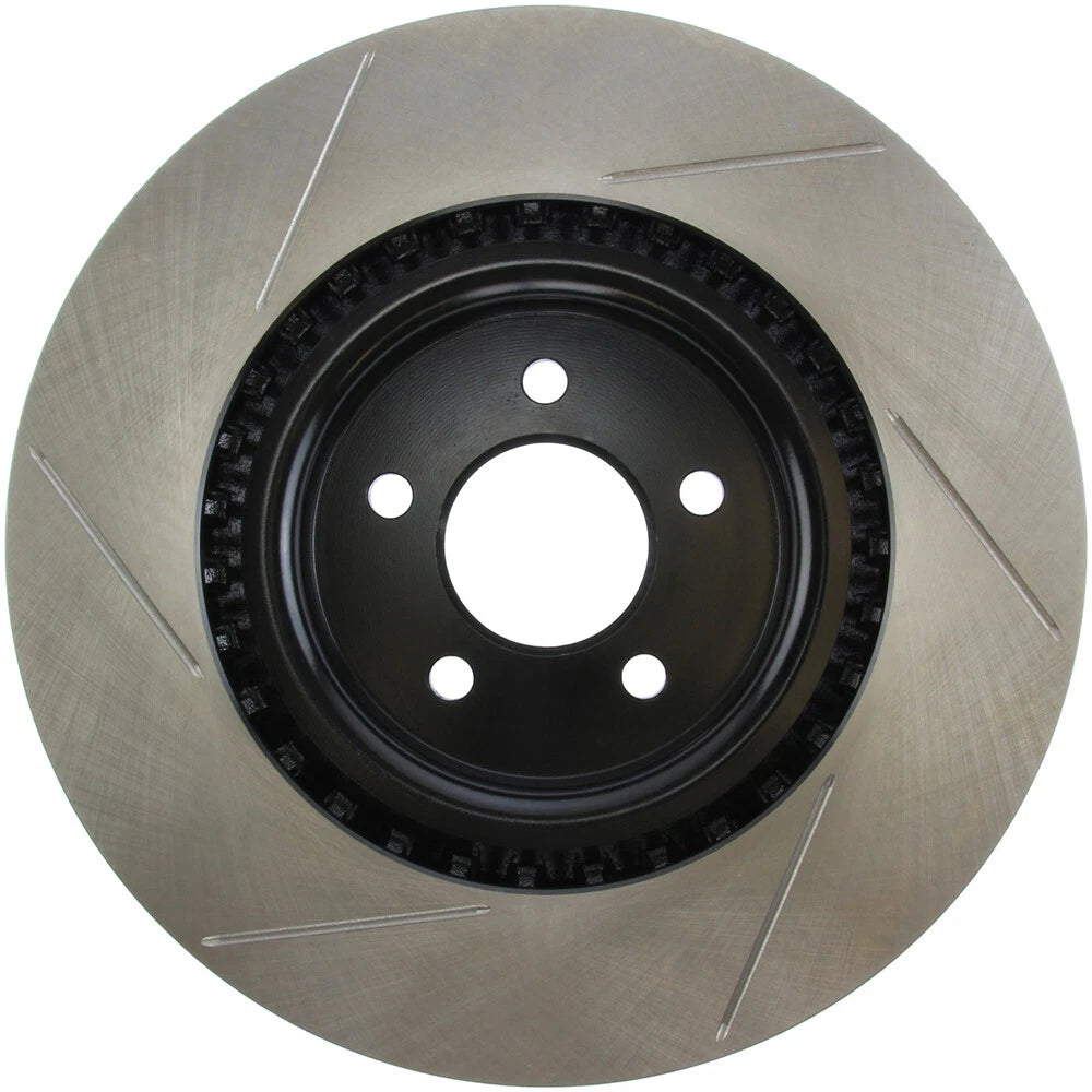 StopTech 126.61089SL Front Left Slotted Brake Disc Rotor for 07-14 Ford Mustang
