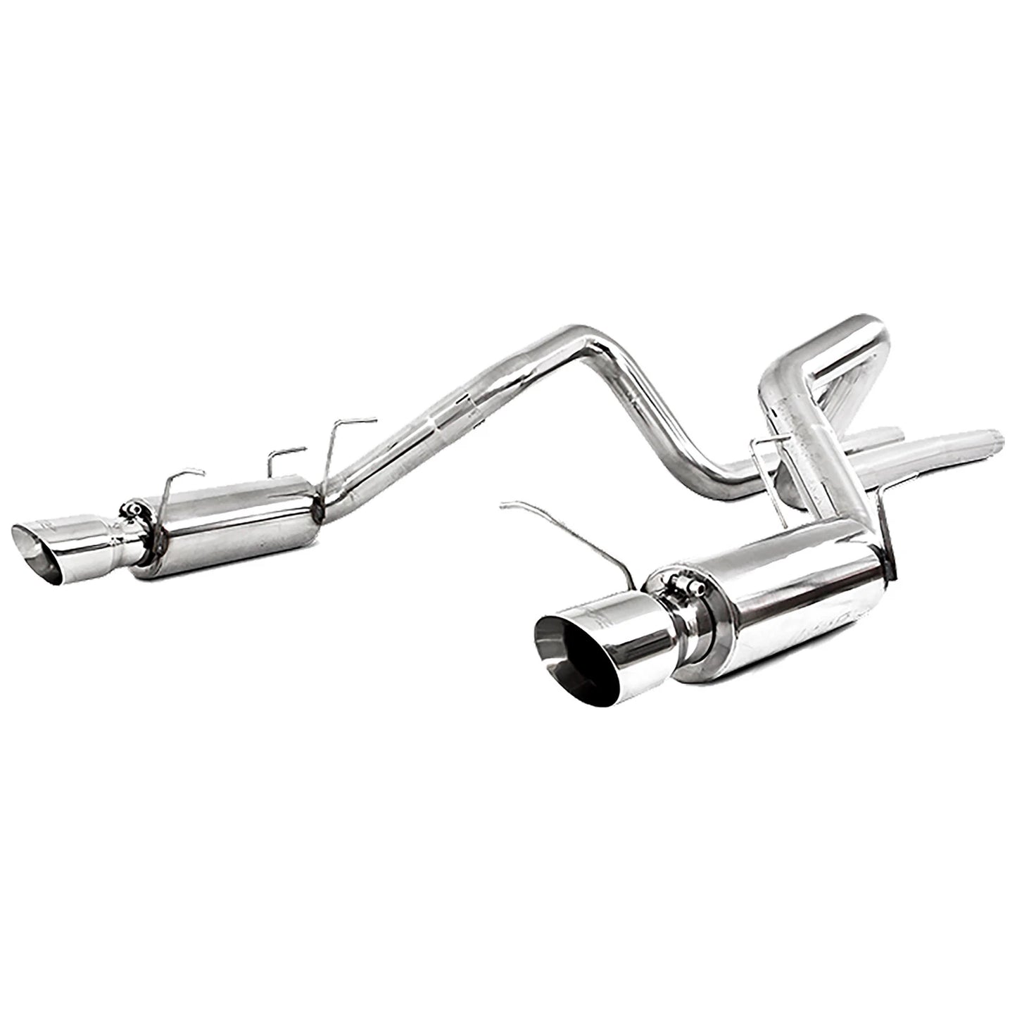MBRP T304 3in Cat-Back Dual Split Rear Exit Race Exhaust | Ford Shelby GT500 (11-12) (S7260304)