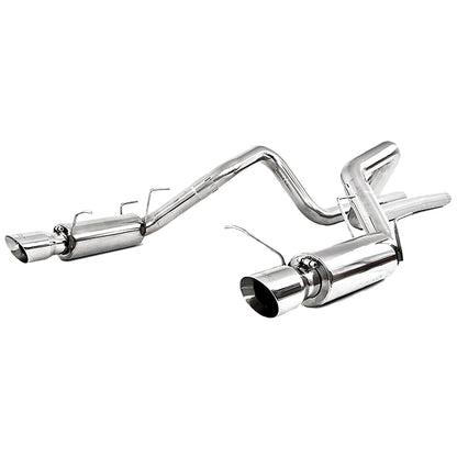 MBRP T304 3in Cat-Back Dual Split Rear Exit Race Exhaust | Ford Shelby GT500 (11-12) (S7260304)