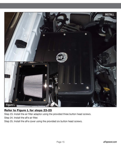 aFe MagnumFORCE Stage-2 Si Intake w/Pro Dry S | Toyota Tacoma V6 4.0L 2012-2013 (51-82342)