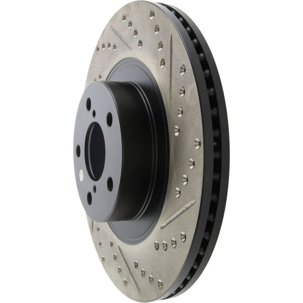 StopTech 127.47021L Front Left Drilled Brake Rotor for 2009-2018 Subaru Forester