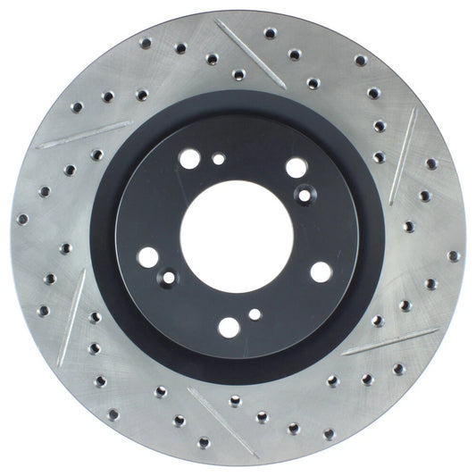 Stoptech Slotted And Drilled Brake Rotor | 2000-2009 Honda S2000 (127.40048L)