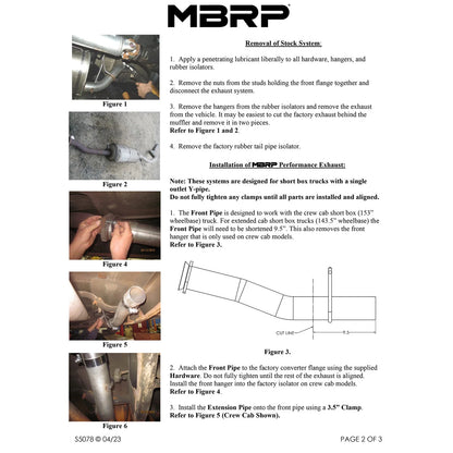 MBRP 3.5in Alum Cat-Back Single Side Exit Exhaust | Chevy/GMC 2500HD 6.0L V8 (07-10) (S5078AL)