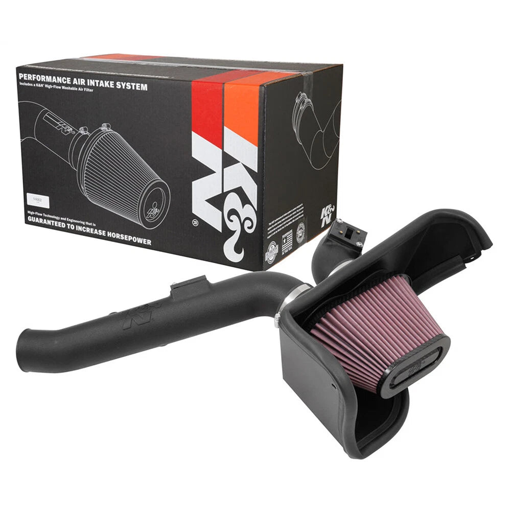 K&N 57-3093 Performance Cold Air Intake Kit for 2016-2017 Cadillac ATS-V 3.6L V6