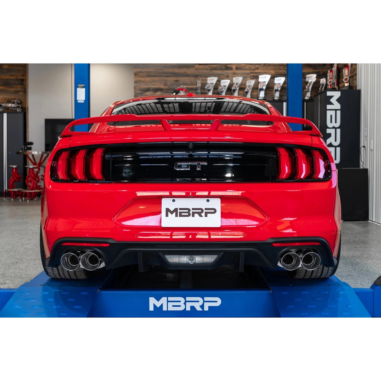 MBRP Installer Series 3" Cat-Back Exhaust System | 2018-2023 Ford Mustang GT (S7207AL)
