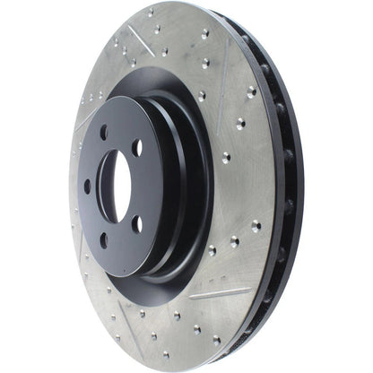 StopTech 127.63063L Front Left Drilled Slotted Brake Rotor for 2006-2019 Charger