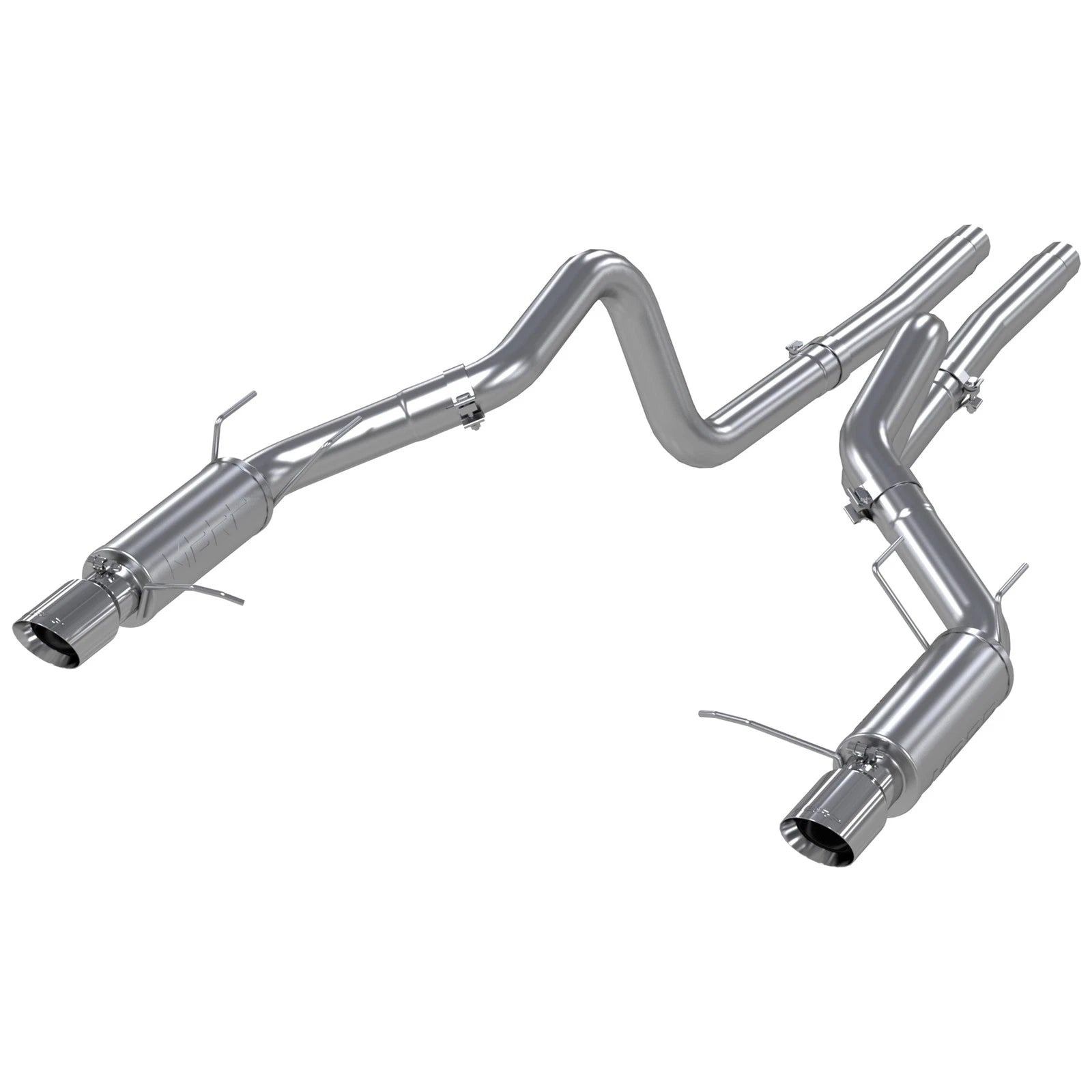 MBRP 3in D&S Rear Race AL Cat-Back Exhaust | Ford Mustang GT (11-14) (S7264AL)