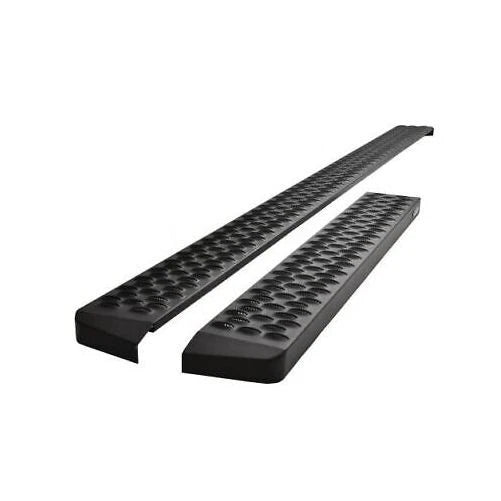 Westin Ford Transit Van 150/250/350 (46in Driver & 97in. Pass) Grate Steps Running Boards - Tex. Blk