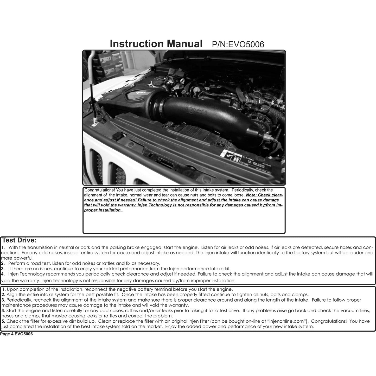 Injen Evolution Intake | Jeep Wrangler JL 2.0L Turbo (2018-2023)